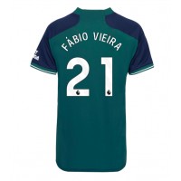 Arsenal Fabio Vieira #21 Tredje Tröja Kvinnor 2023-24 Korta ärmar